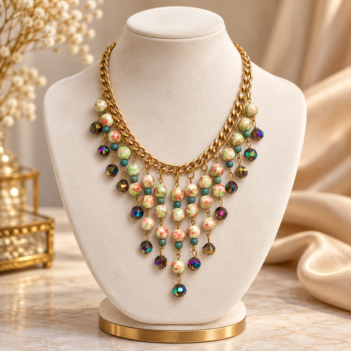 Semi Precious Vintage Choker