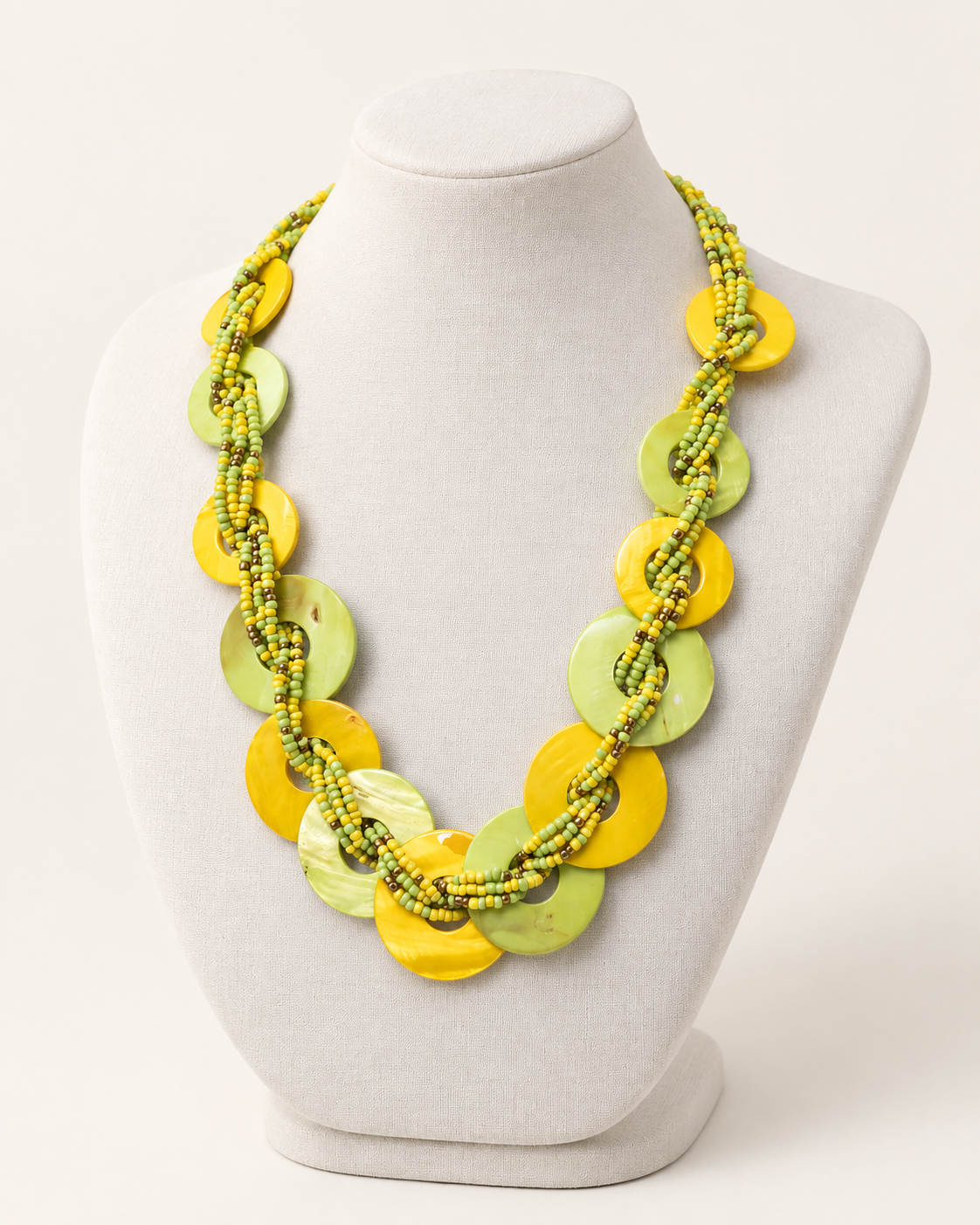 Yellow N Green Neckwear