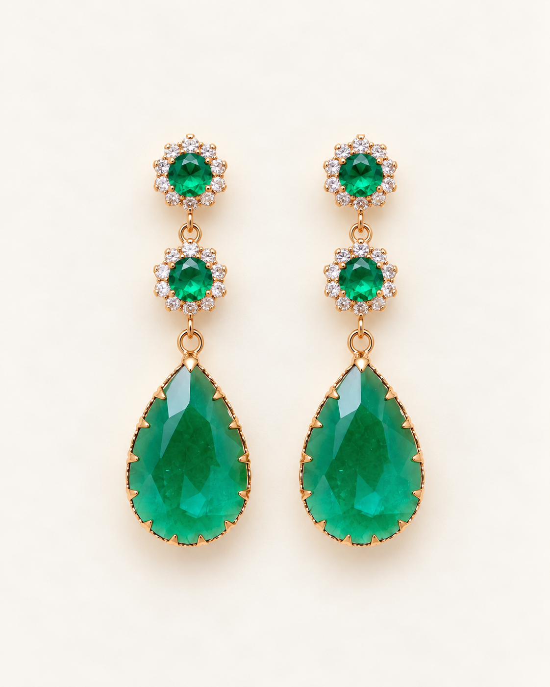 Green Falls Earrings
