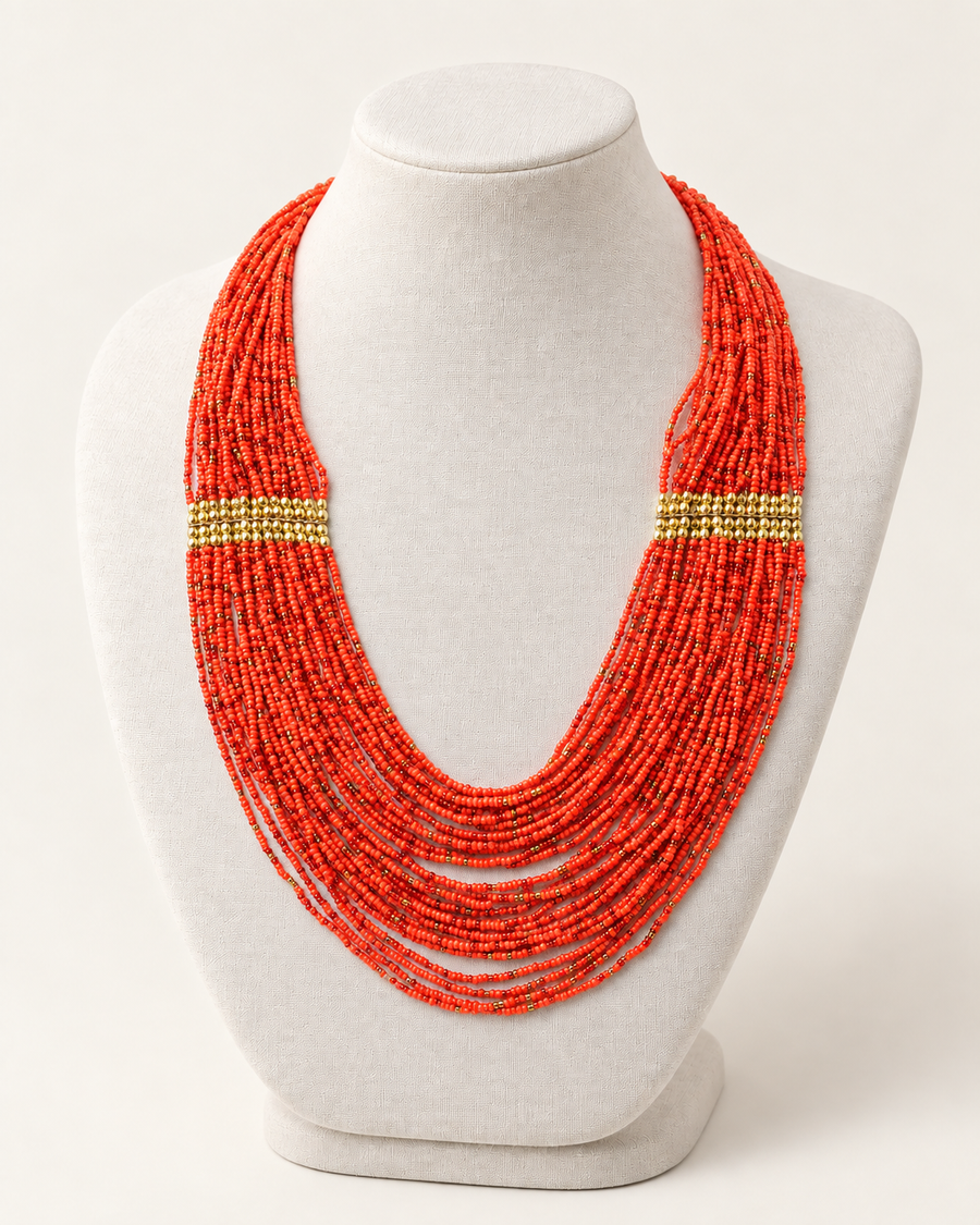 The Velvet Coral Maala