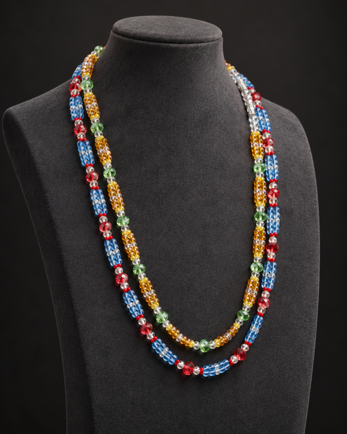 Multi Colored Crystals Maala