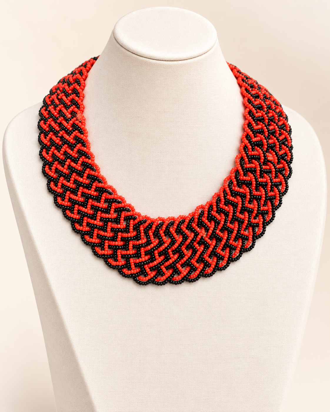 Red n Black Choker Maala