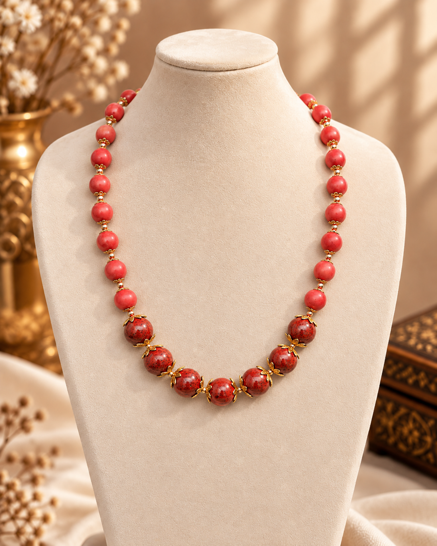 Red Stones Maala