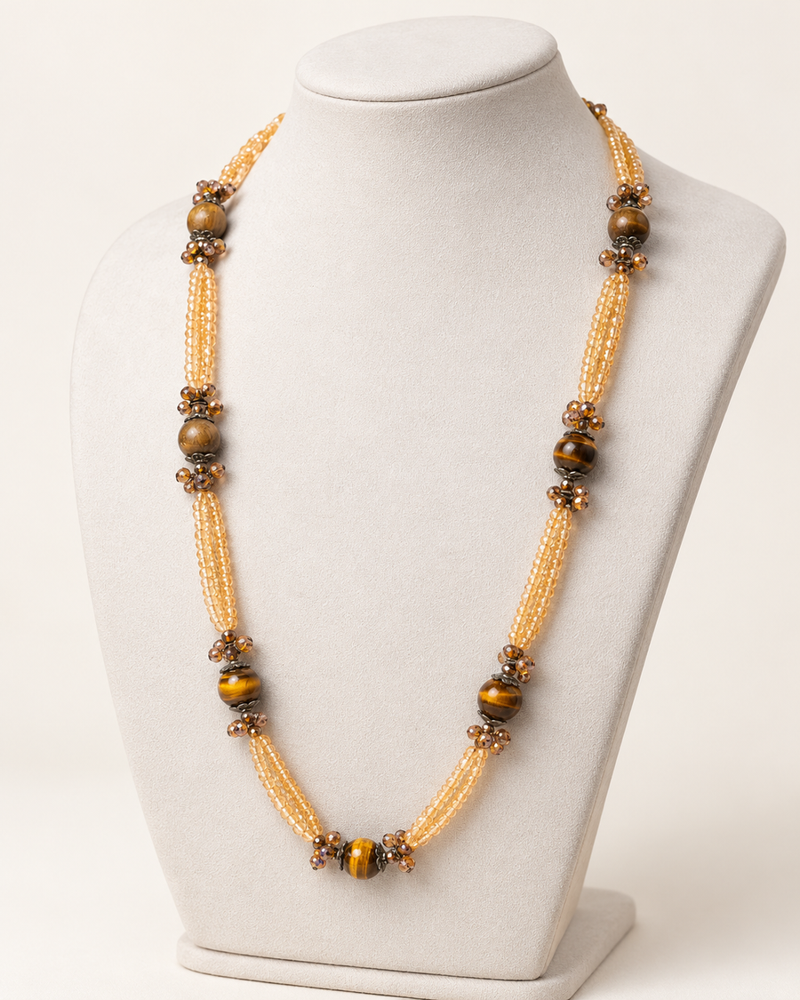 Tiger Eye Stones Maala