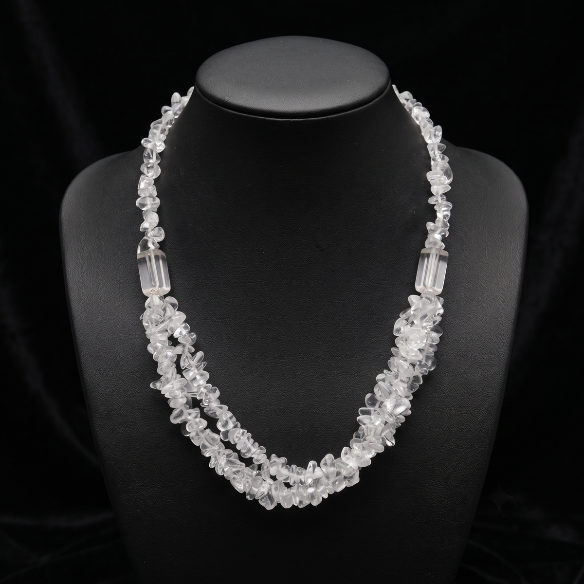 Clear Quartz Stone Necklace