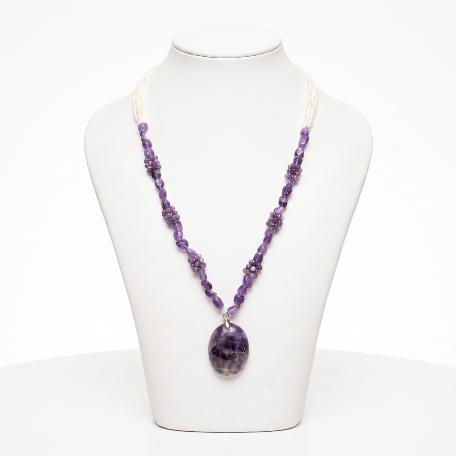 Amethyst Stone Necklace