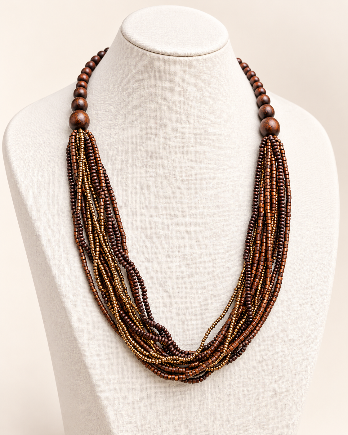 Brown Wooden Maala